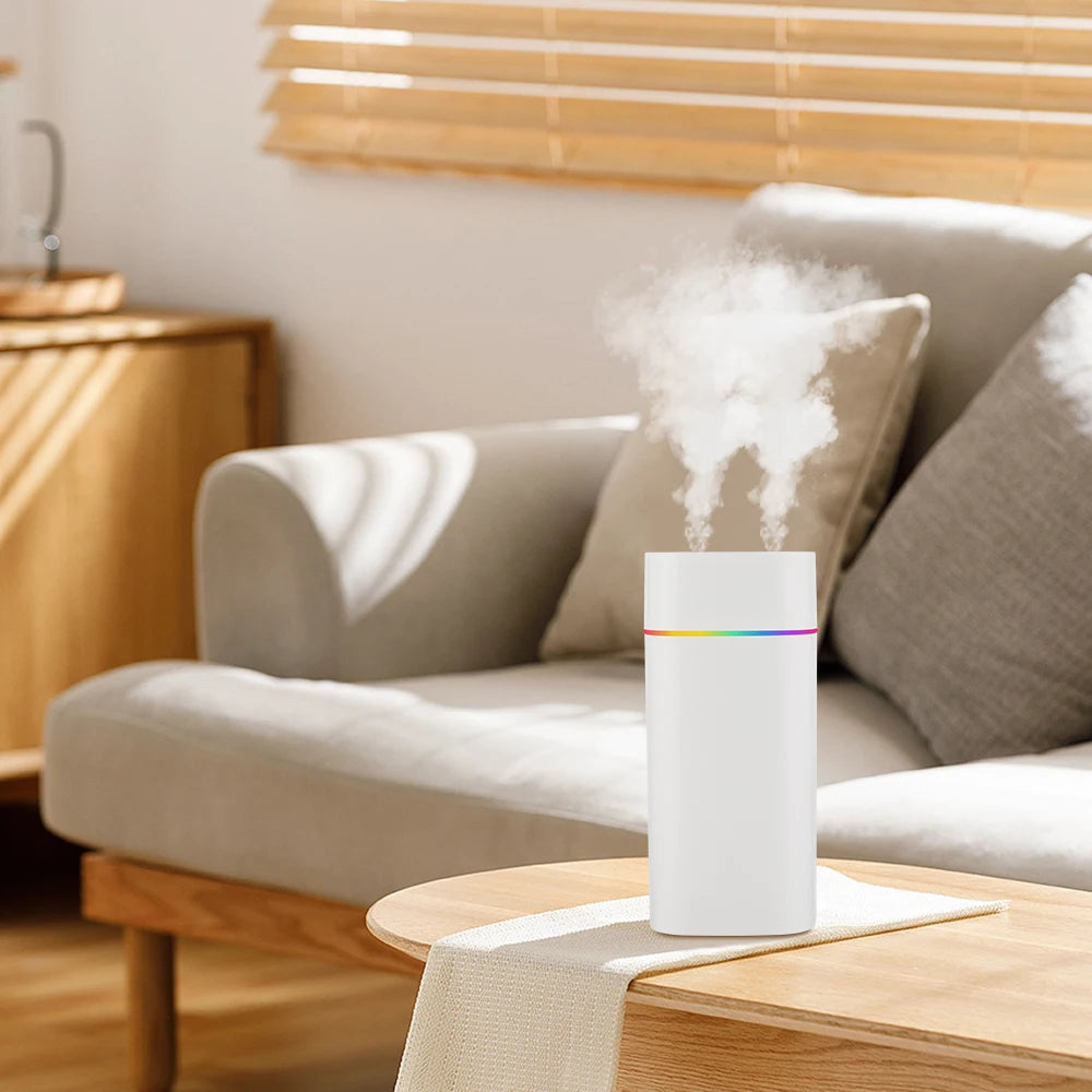 USB  Mist Sprayer  600ml  Air Humidifier Aroma Oil Diffuser Colorful Night Light