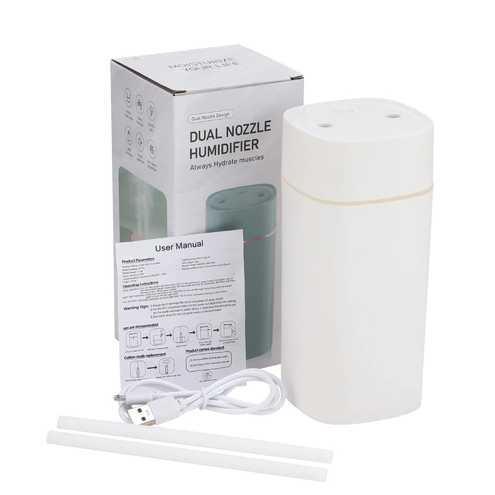 USB  Mist Sprayer  600ml  Air Humidifier Aroma Oil Diffuser Colorful Night Light